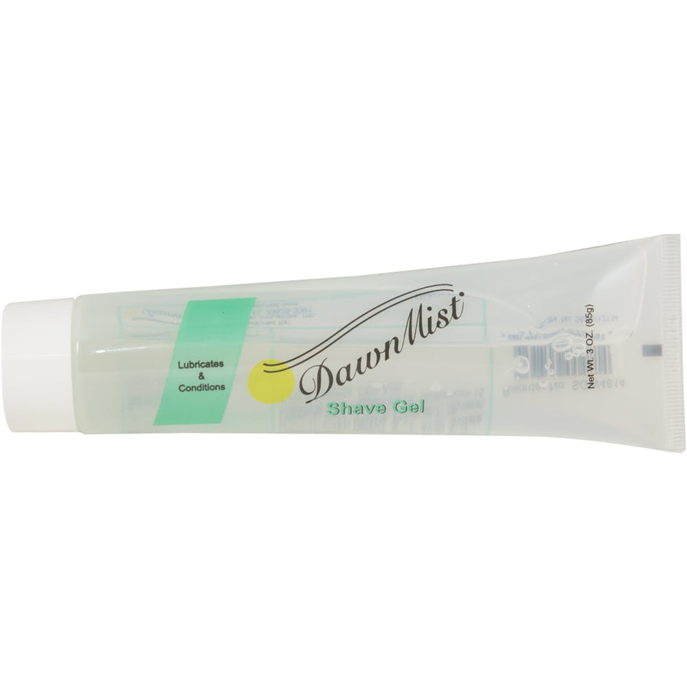 Shave Gel Tubes - 3 oz Clear 3
