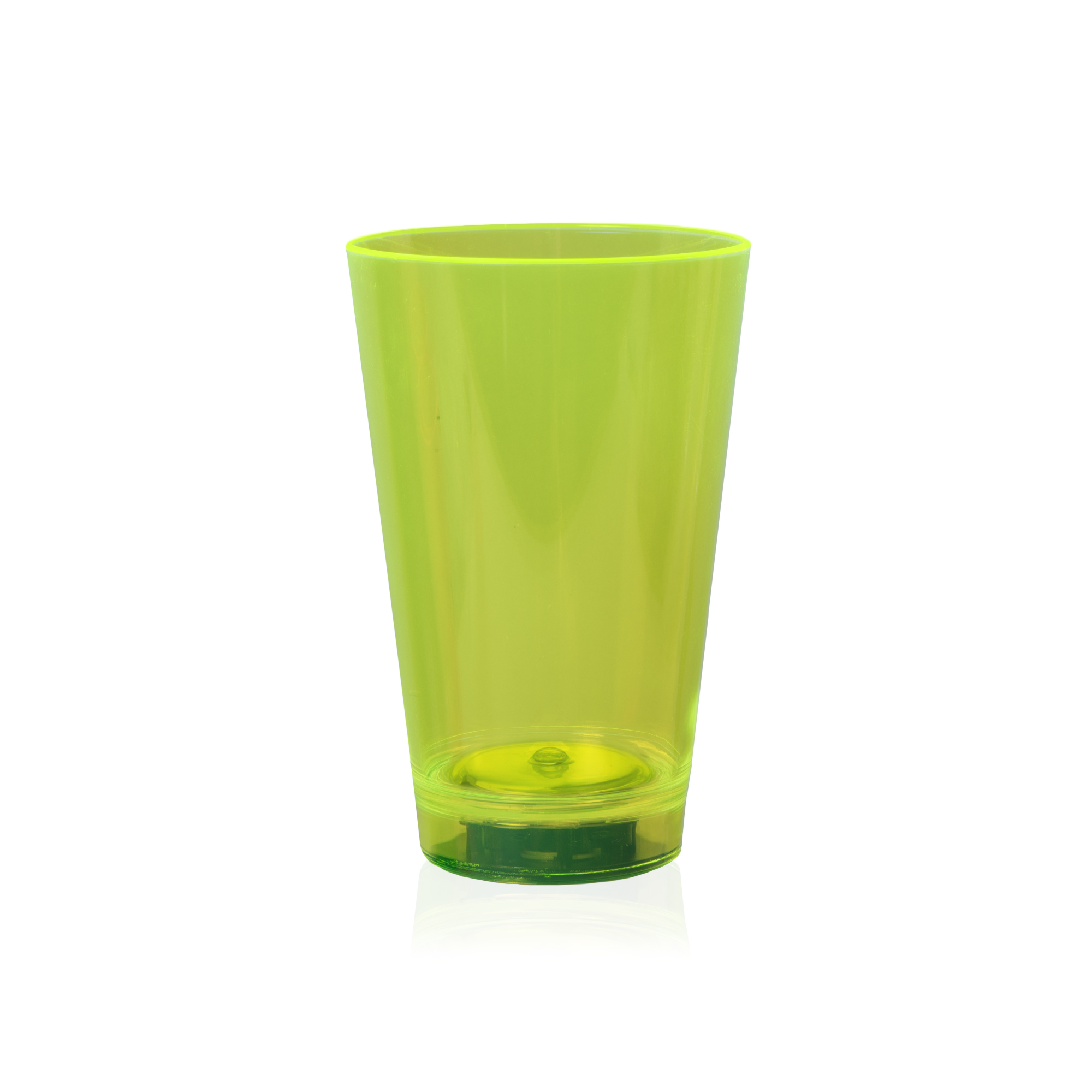 Green 12oz. Neon Plastic LED Tumbler(Laser Engraved) 6
