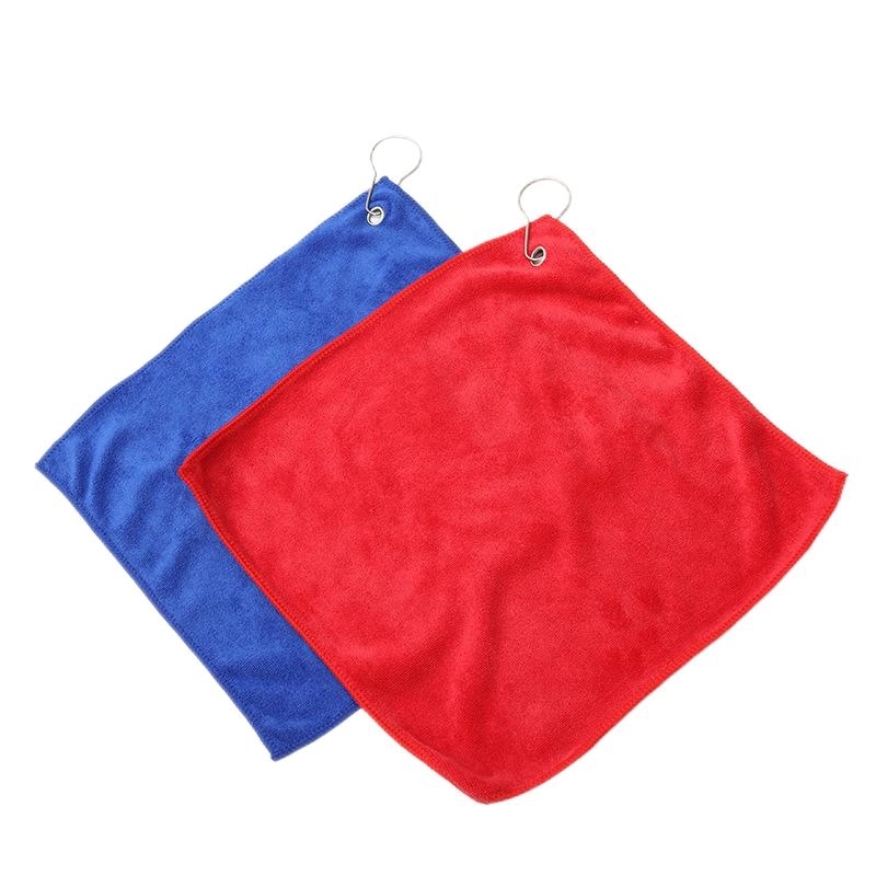 Microfiber Golf Towel With Metal Grommet & Clip 4