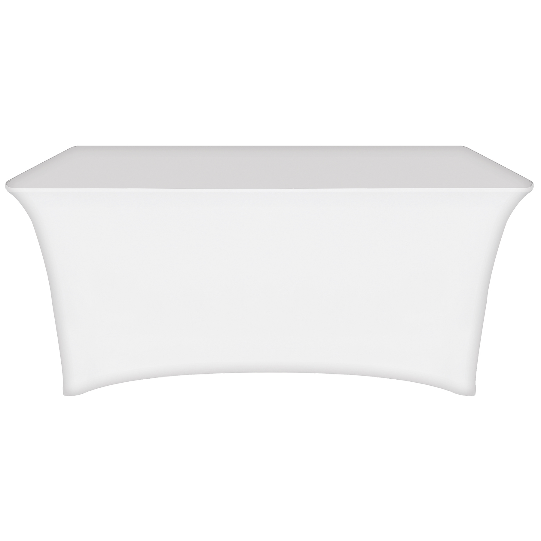 6' Customized Open Back Stretch Style Table Cover 9