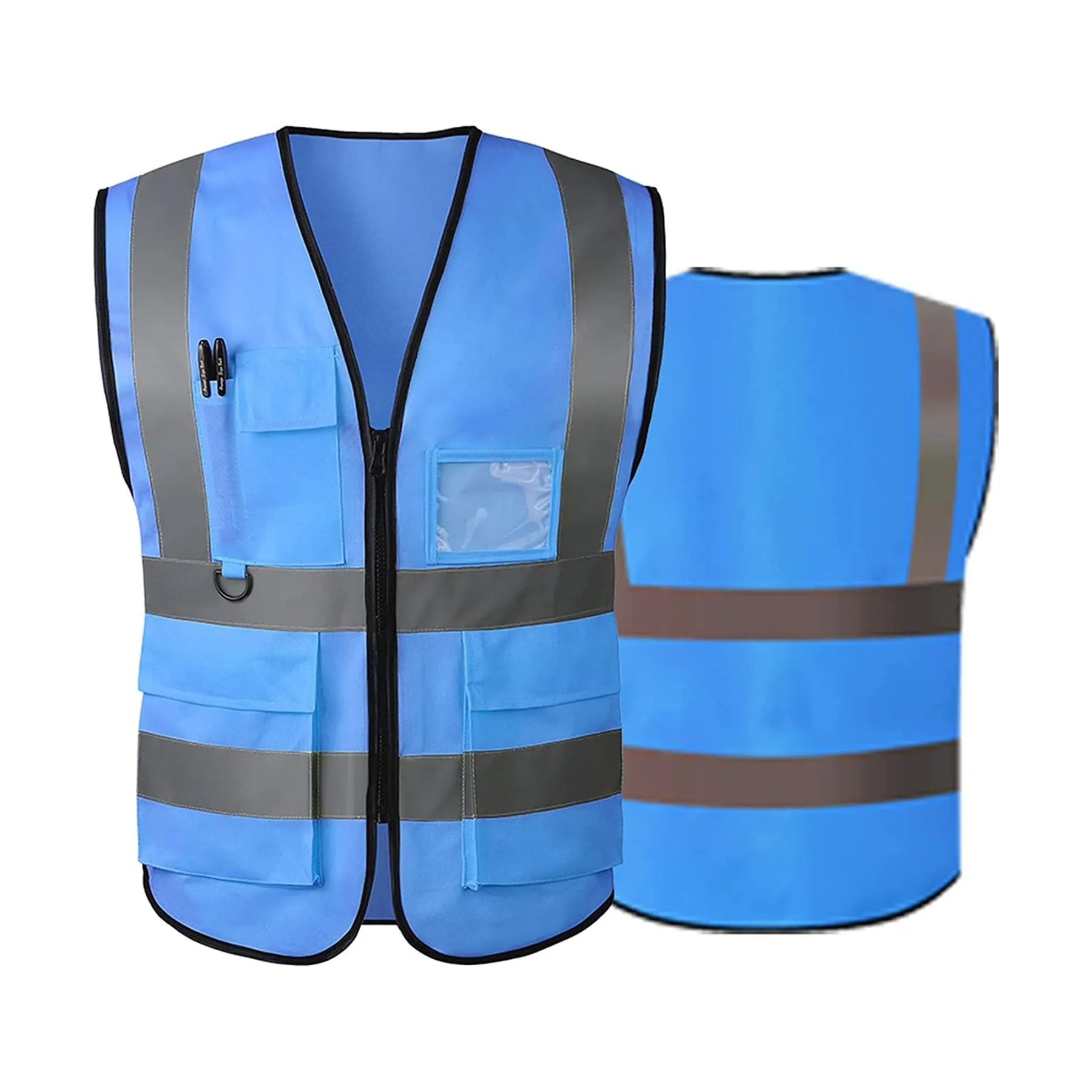 Class 2 Safety Vest With Extra Pockets 17