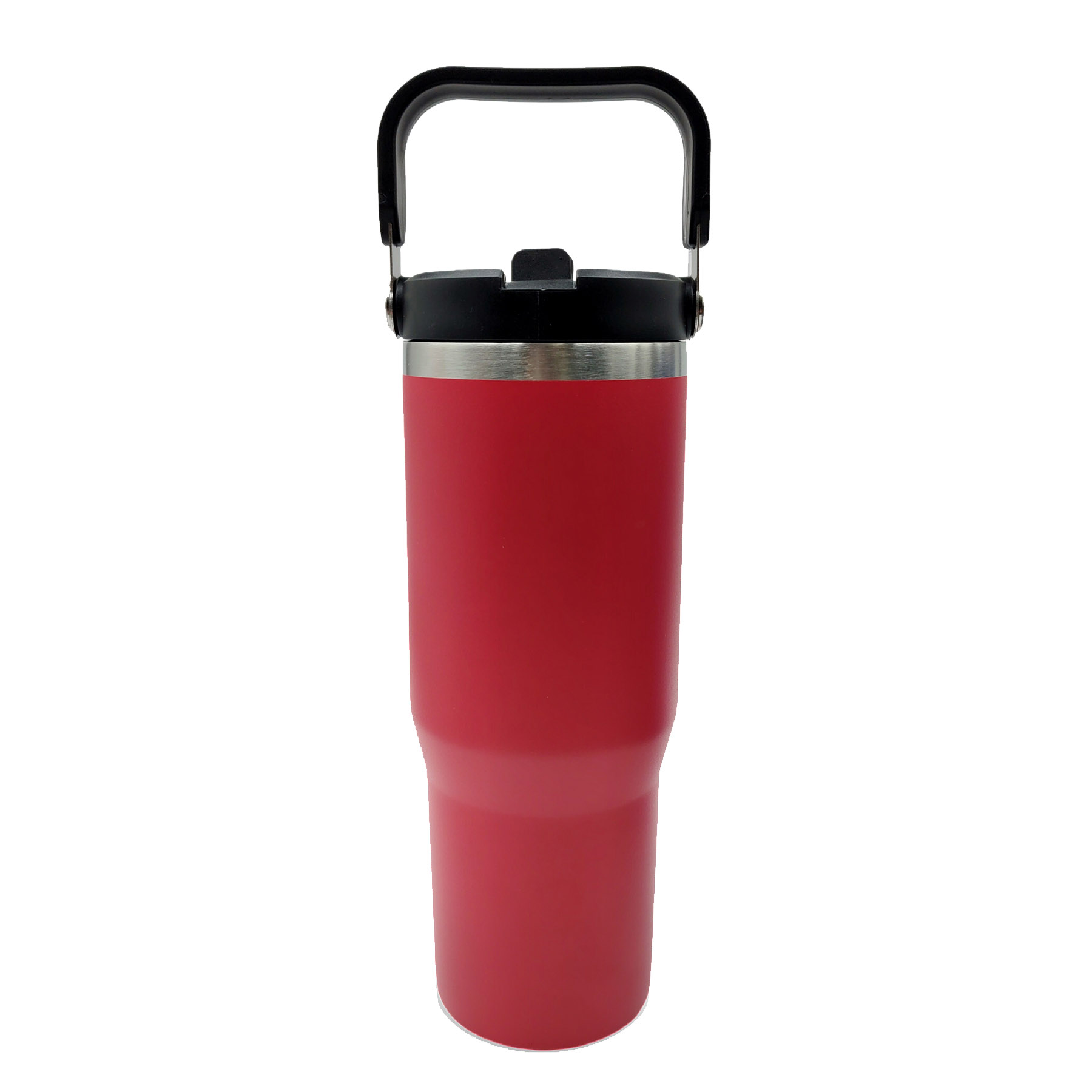 30 oz. Stainless Steel Insulated Mug with Handle and Built-In Straw 8