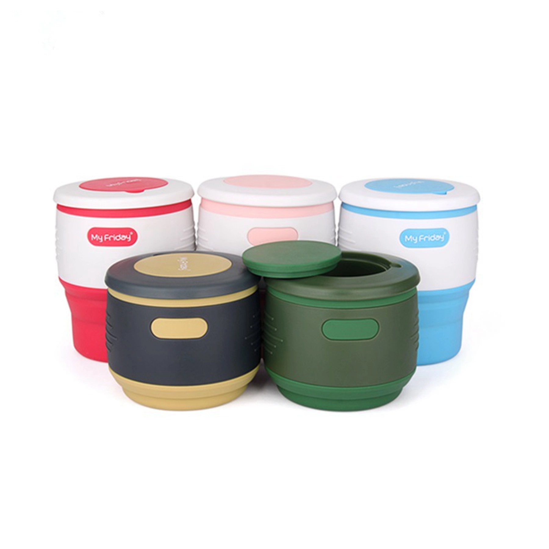12 oz Silicone Folding Coffee Cup 2