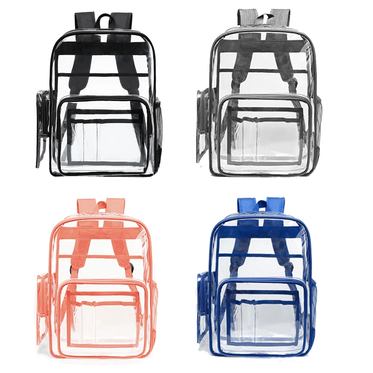 Waterproof See Through Backpack Stadium Clear Bag 5