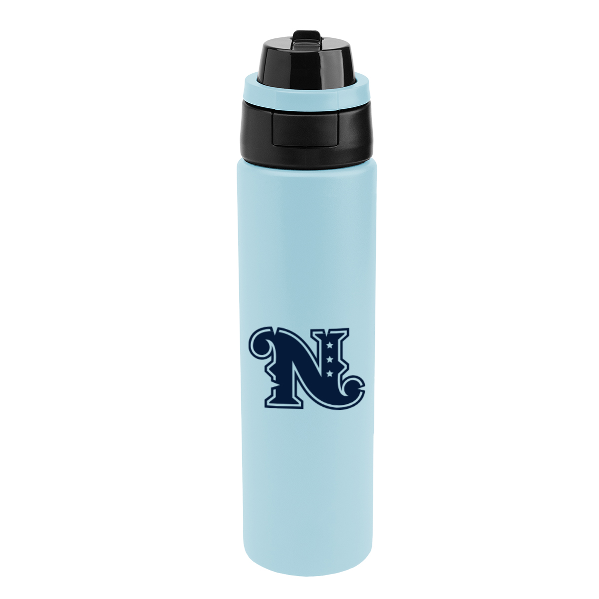 32 Oz. Pop Sip & Chug Recycled Single Wall Stainless Steel Bottle, custom water bottle with logo imprint 7