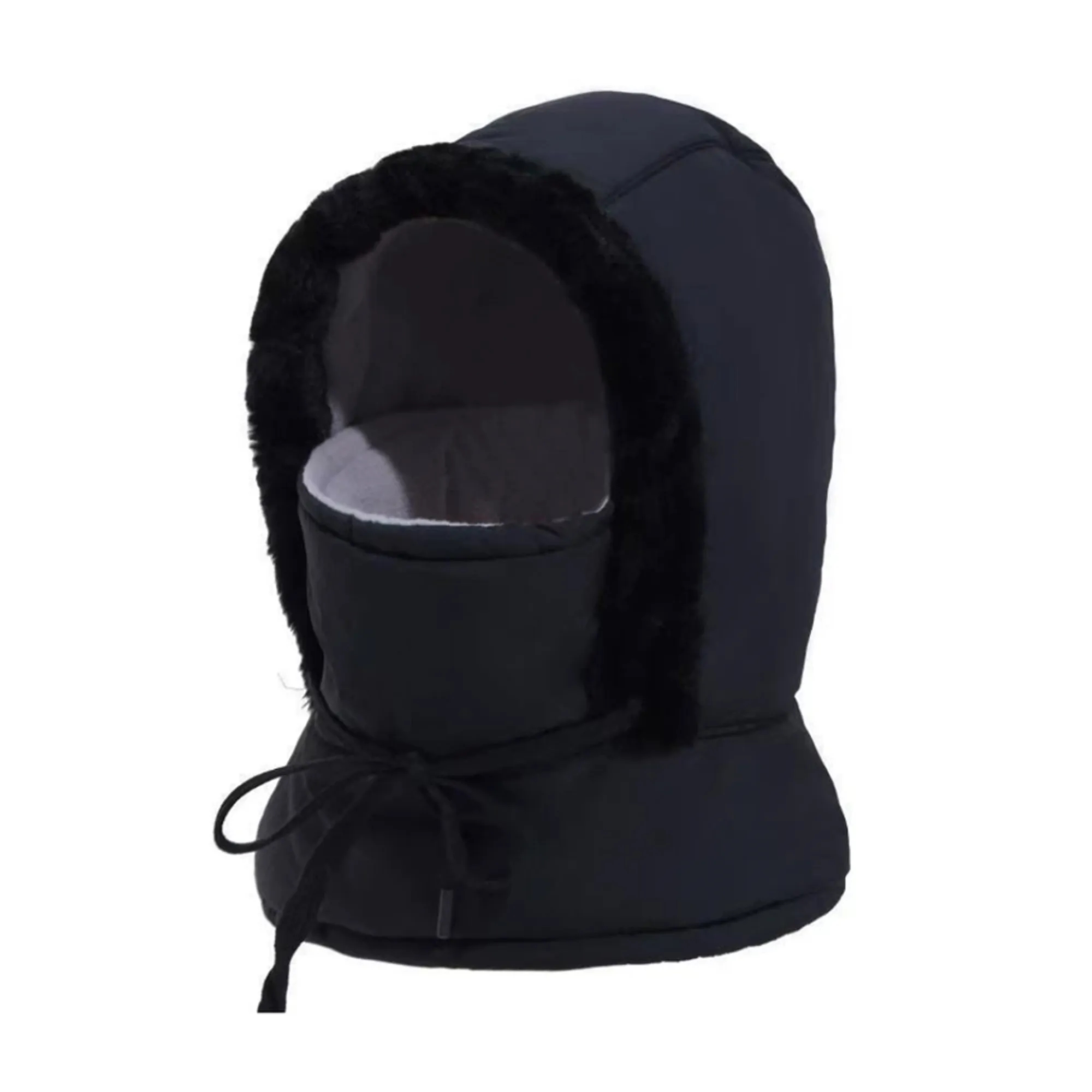 MOQ 10 Winter Trapper Hat With Fleece Neck Warmer Ski Cap 3