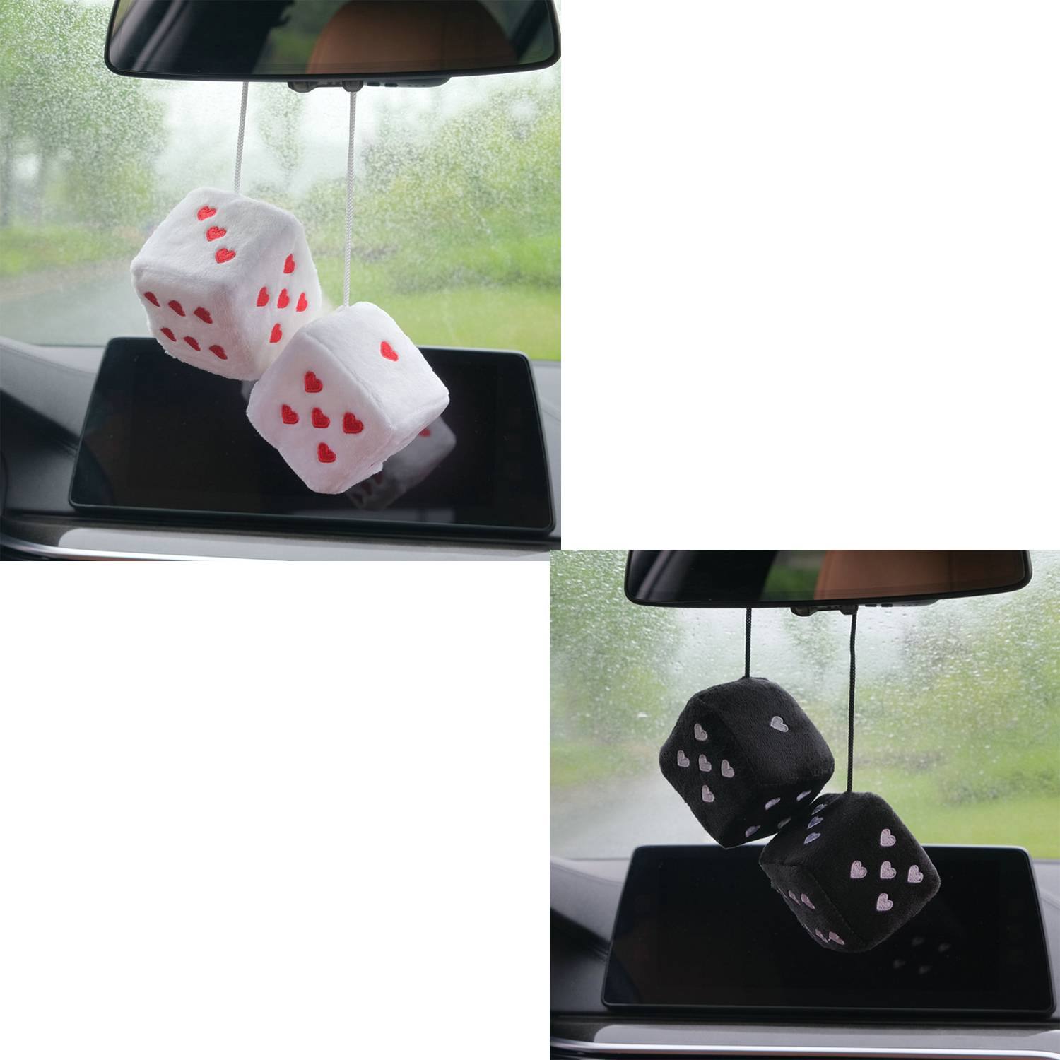 Fuzzy Dice Car Accessories 2