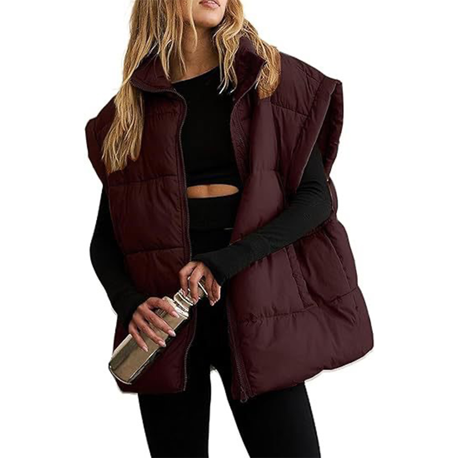 Women Winter Oversized Jackets Coat with Pockets 3