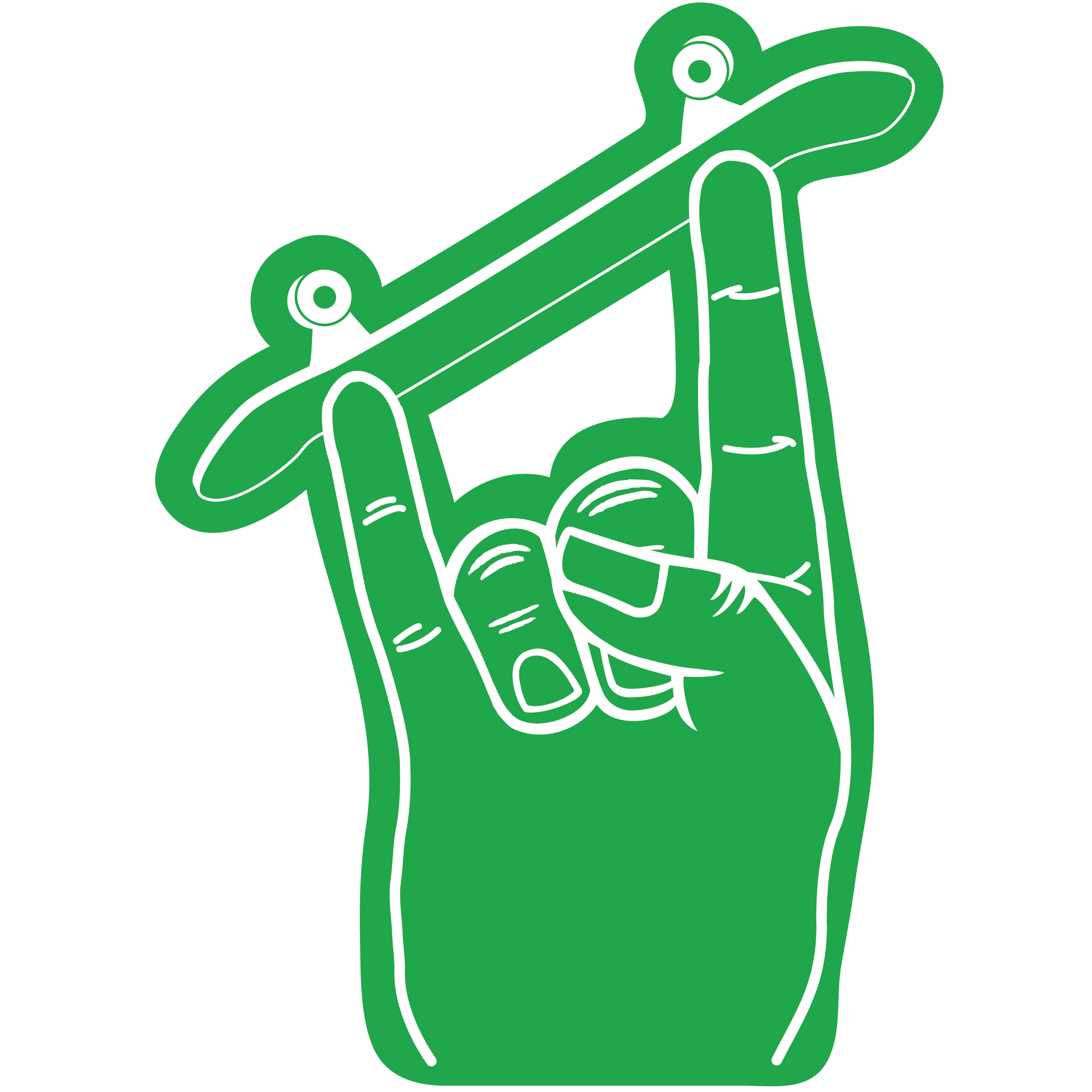 Skateboard Horn Hand 29
