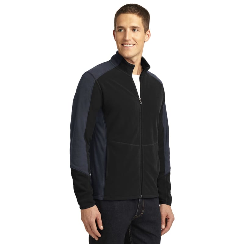 Port Authority Colorblock Microfleece Jacket. 7