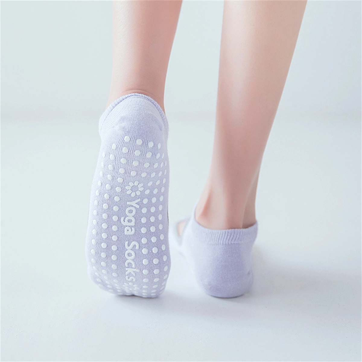 Non Slip Yoga Socks For Pilates Ballet Dance 6
