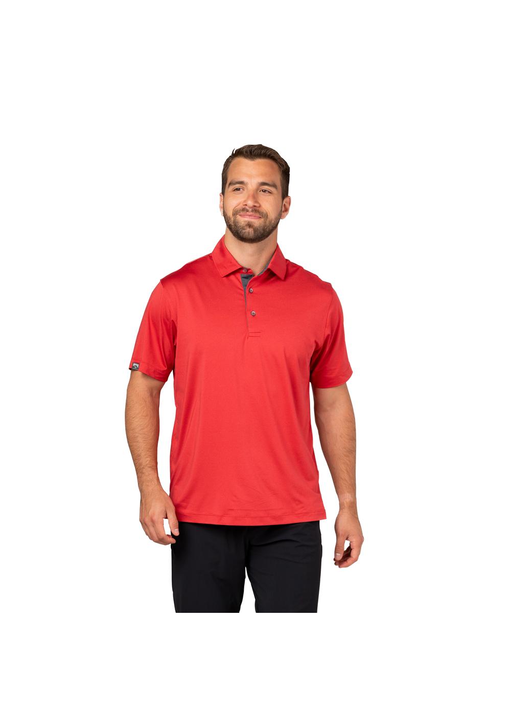 Storm Creek Men's Visionary III Solid Short Sleeve Polo 6