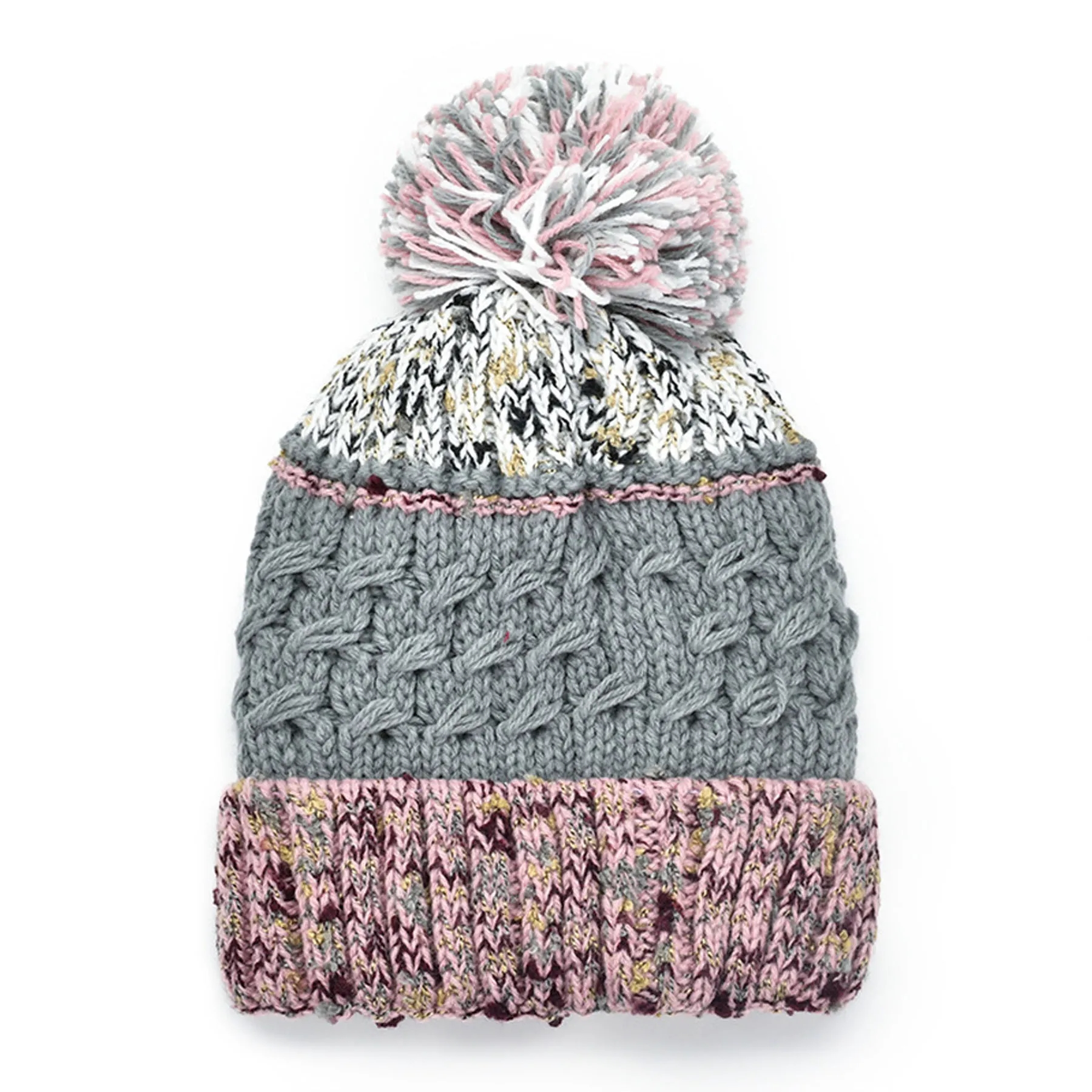 Colorblock Knitted Beanie 2