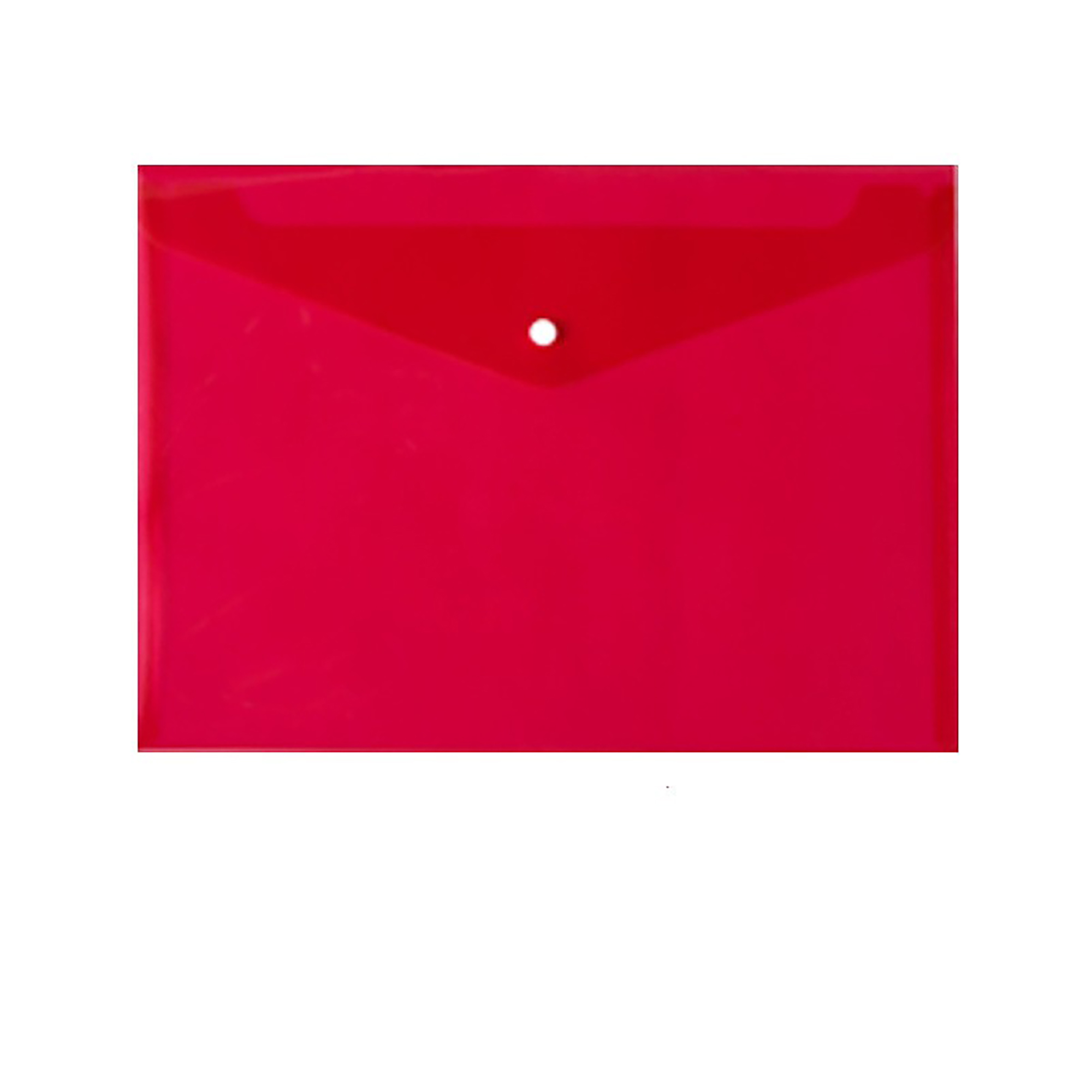 Transparent Snap Button Document Folder Polypropylene 6