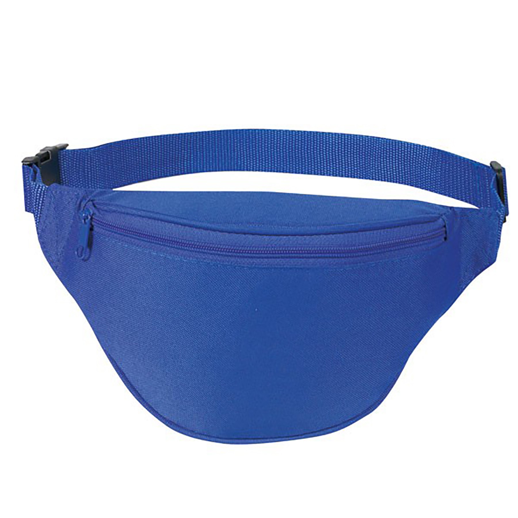 Reinforced 2 Zipper Canvas Crossbody Fanny Pack 4