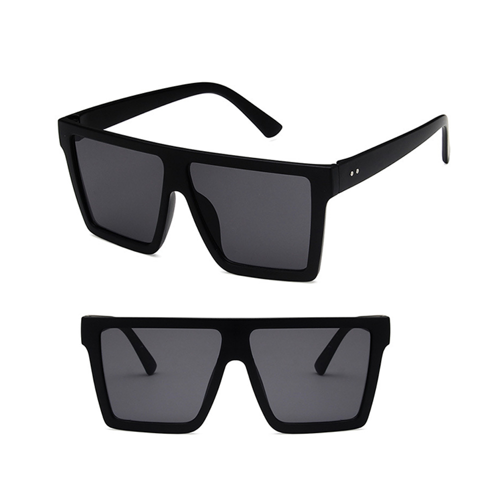 Fashionable rectangular retro sunglasses 1