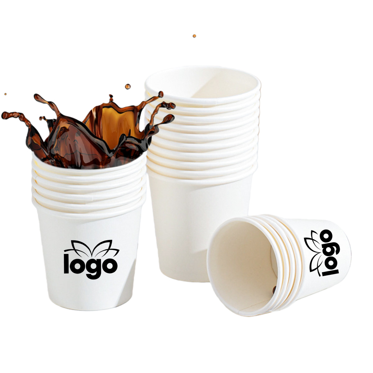 6.5oz Thickened Disposable Paper Cup MOQ1000 1
