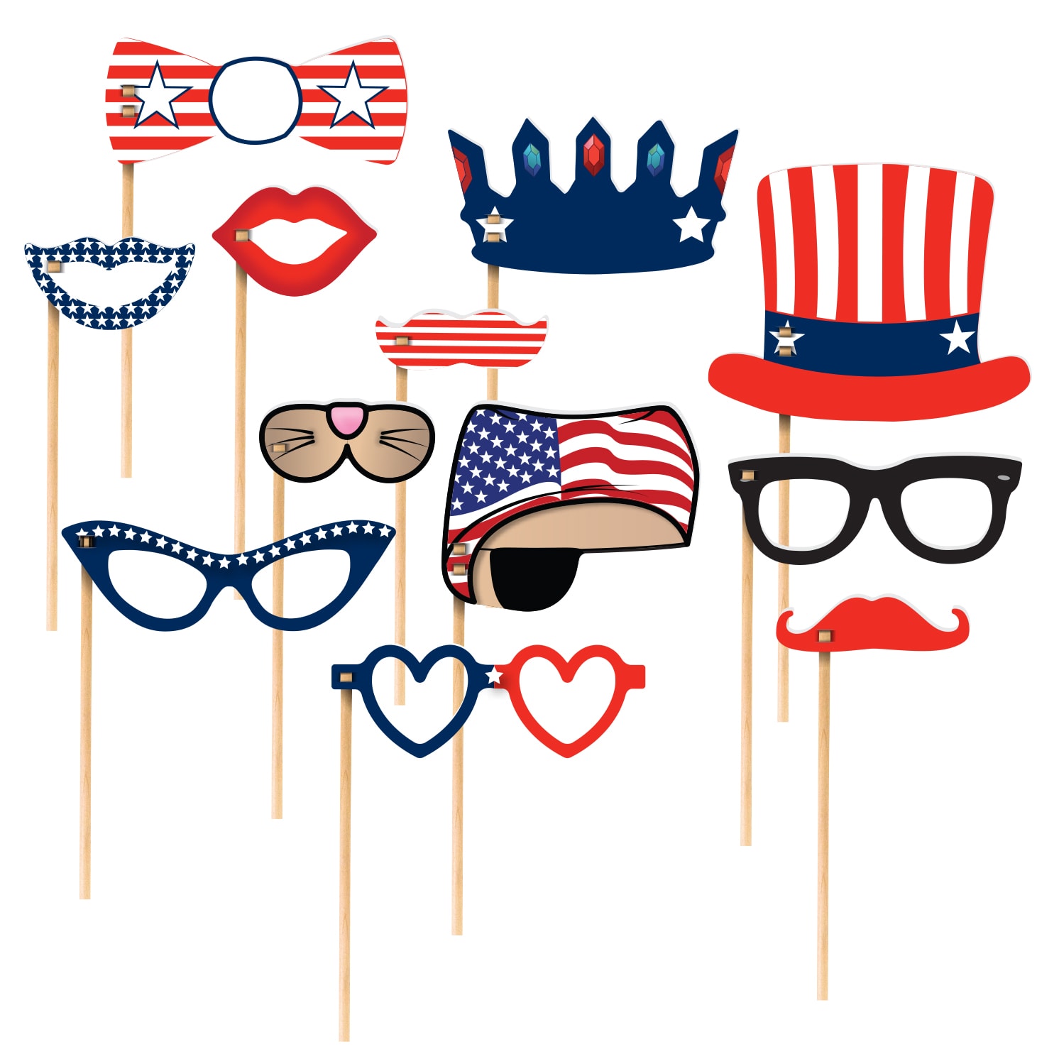 USA Patriot Photo Booth Kit