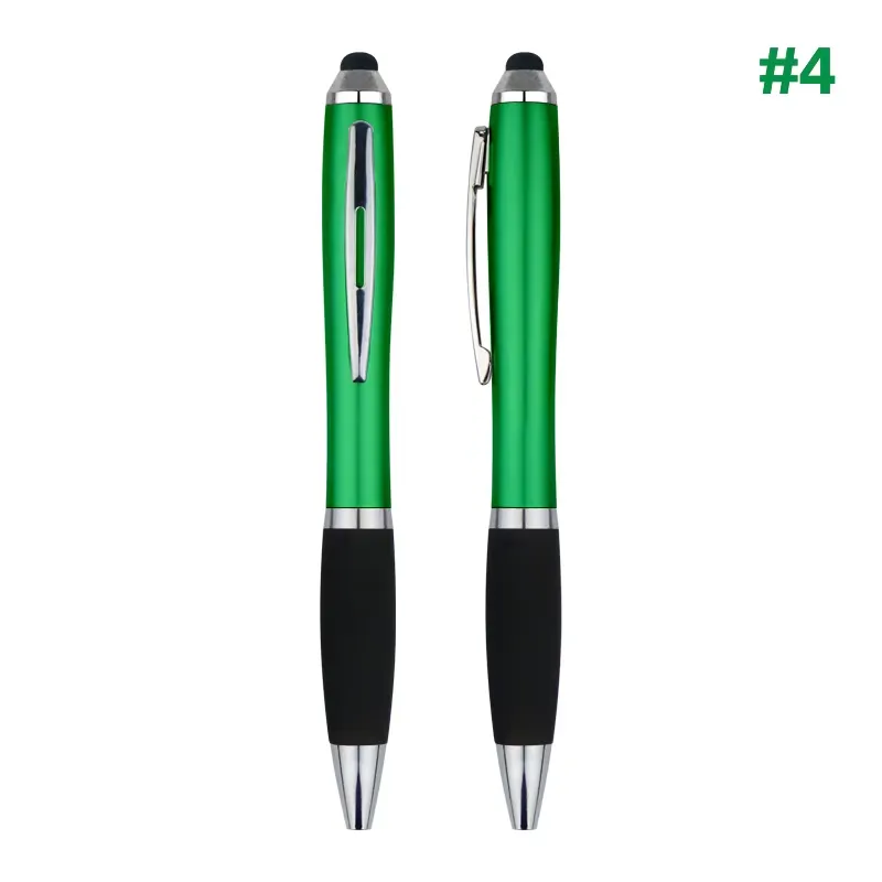 Illuminated Logo Gourd Shaped Touch Ballpoint Twist Pen 8