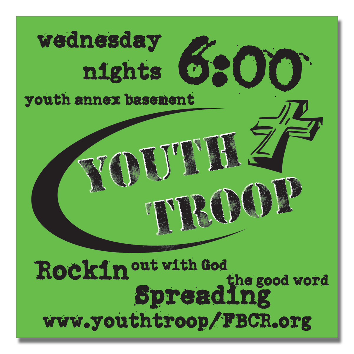 Religious Magnet - 4.75x4.75 Square Corners - Outdoor Safe 3