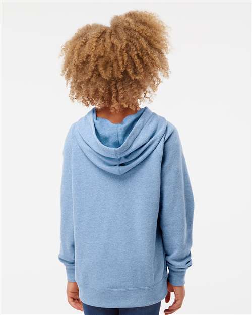 Youth Lightweight Special Blend Raglan Hooded Sweatshirt - PRM15YSB 48