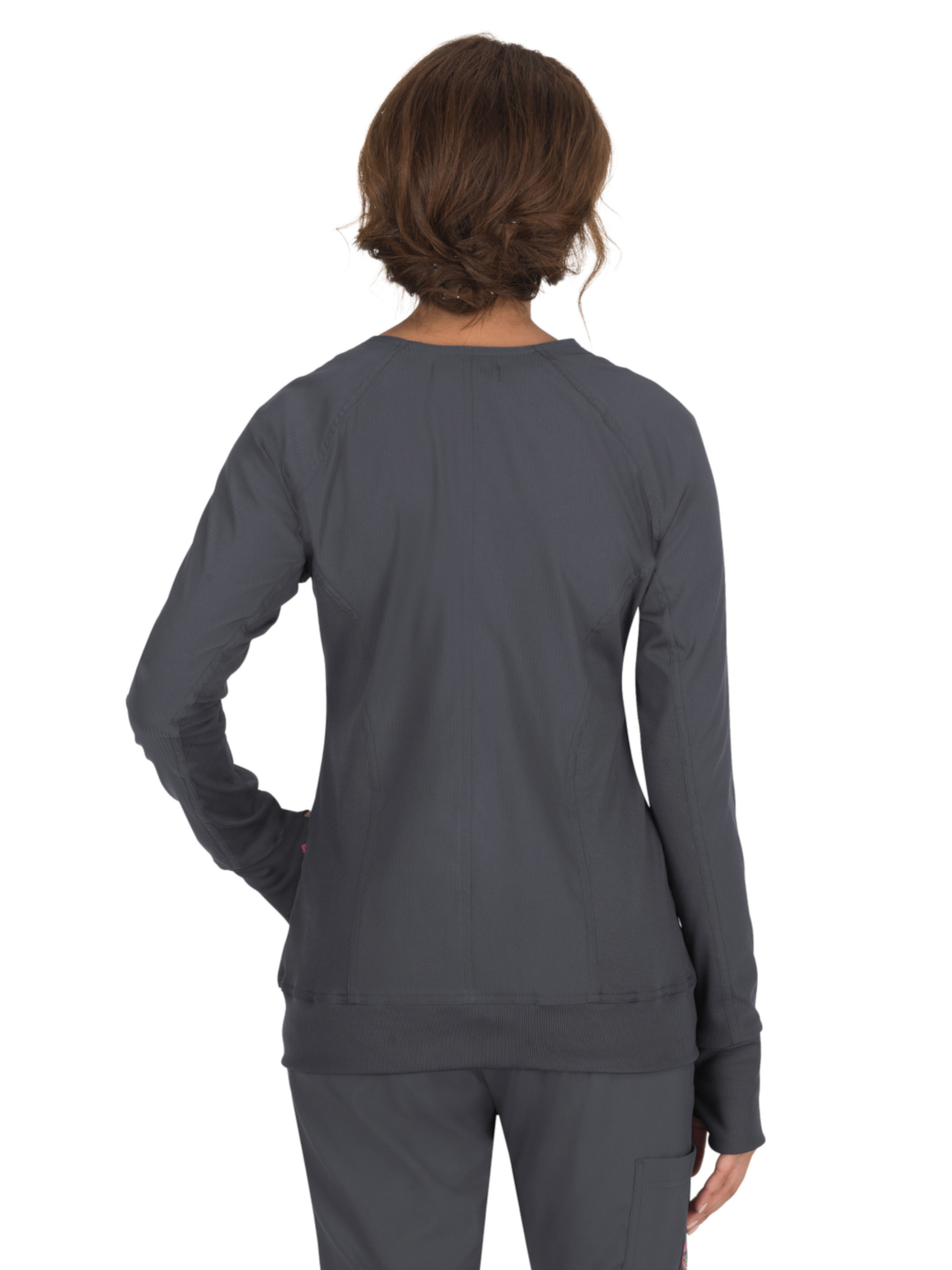 koi - Lite - Women's Three-Pocket 2-Way Zipper Clarity Jacket 5