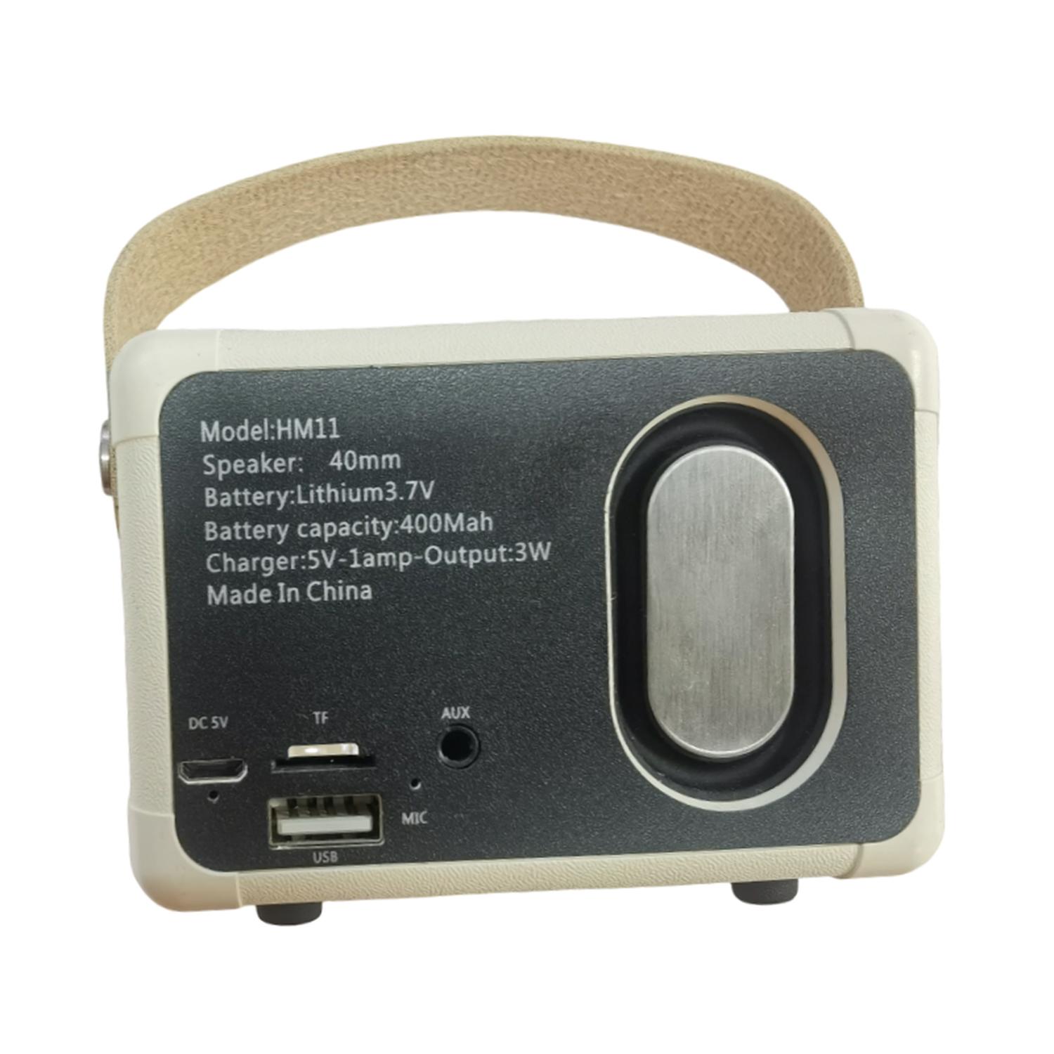 Classic Retro Stereo Wireless Bluetooth Speaker 7
