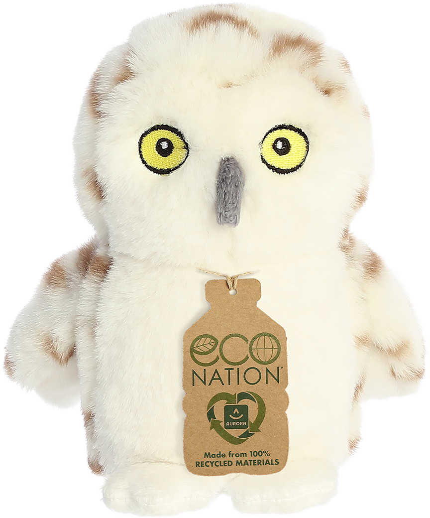 5" Mini Eco Snowy Owl 2