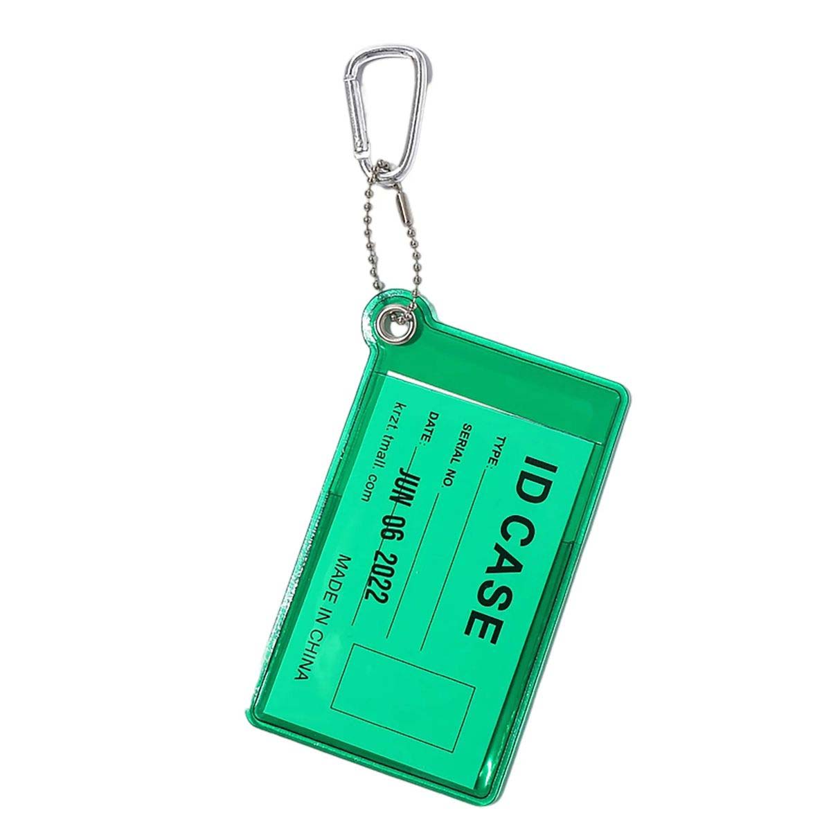 Clear PVC ID Card Holder Lightweight Practical 6