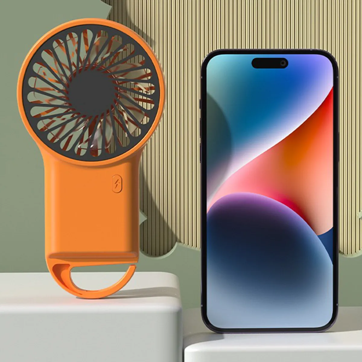 Handheld Mini Desktop Fan Portable Mountaineering Outdoor 2