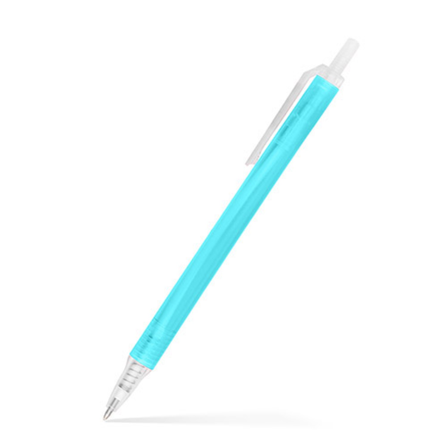 Amber Frosted Translucent Stick Click Pen 27