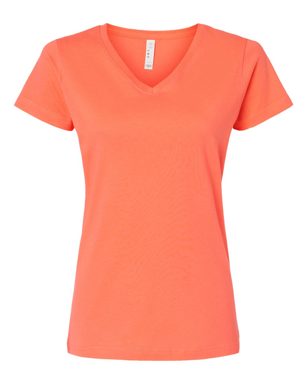 Women's Fine Jersey V-Neck Tee - 3507 88