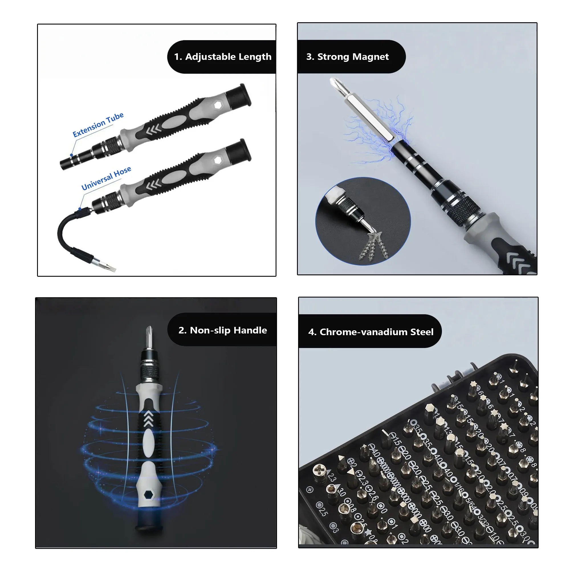 115-in-one Screwdriver Tool Set 7
