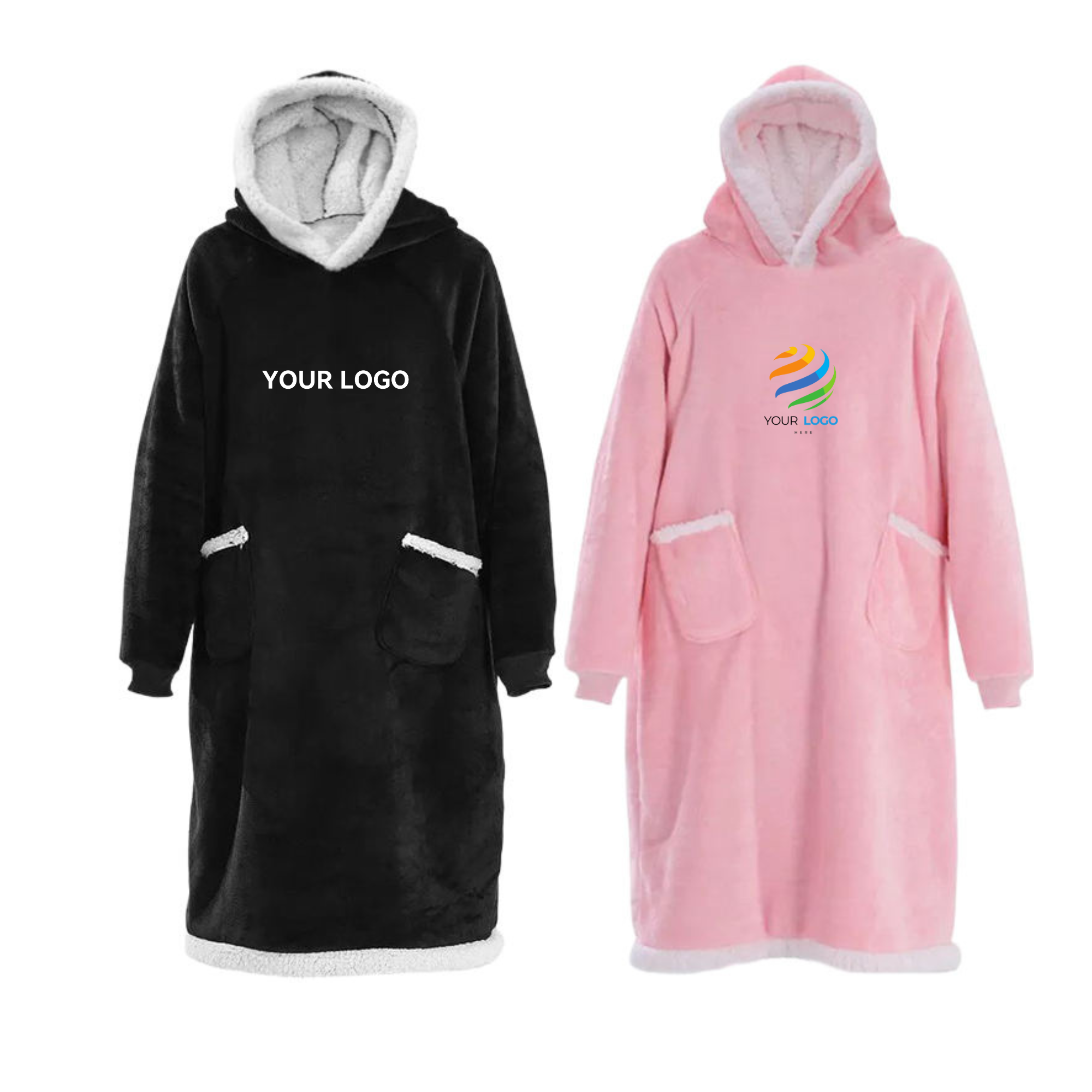 Oversized Sherpa Hoodie Blanket 1