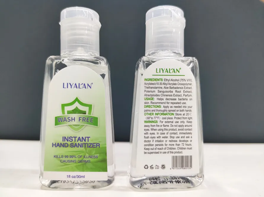 2 OZ Instant Hand Sanitizer Alcohol-based Gel Squeeze 2