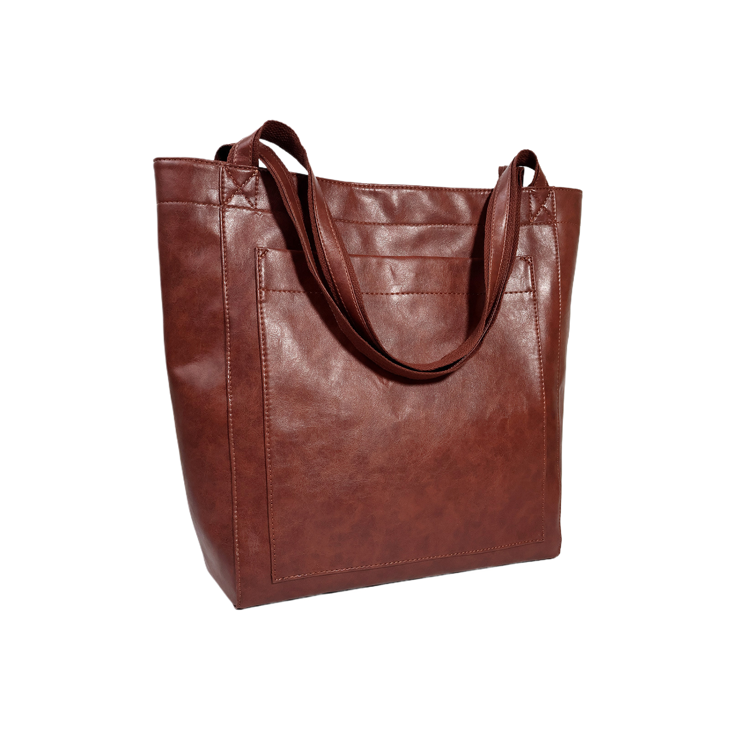 Leather Tote Bag, custom tote bag with logo imprint 6