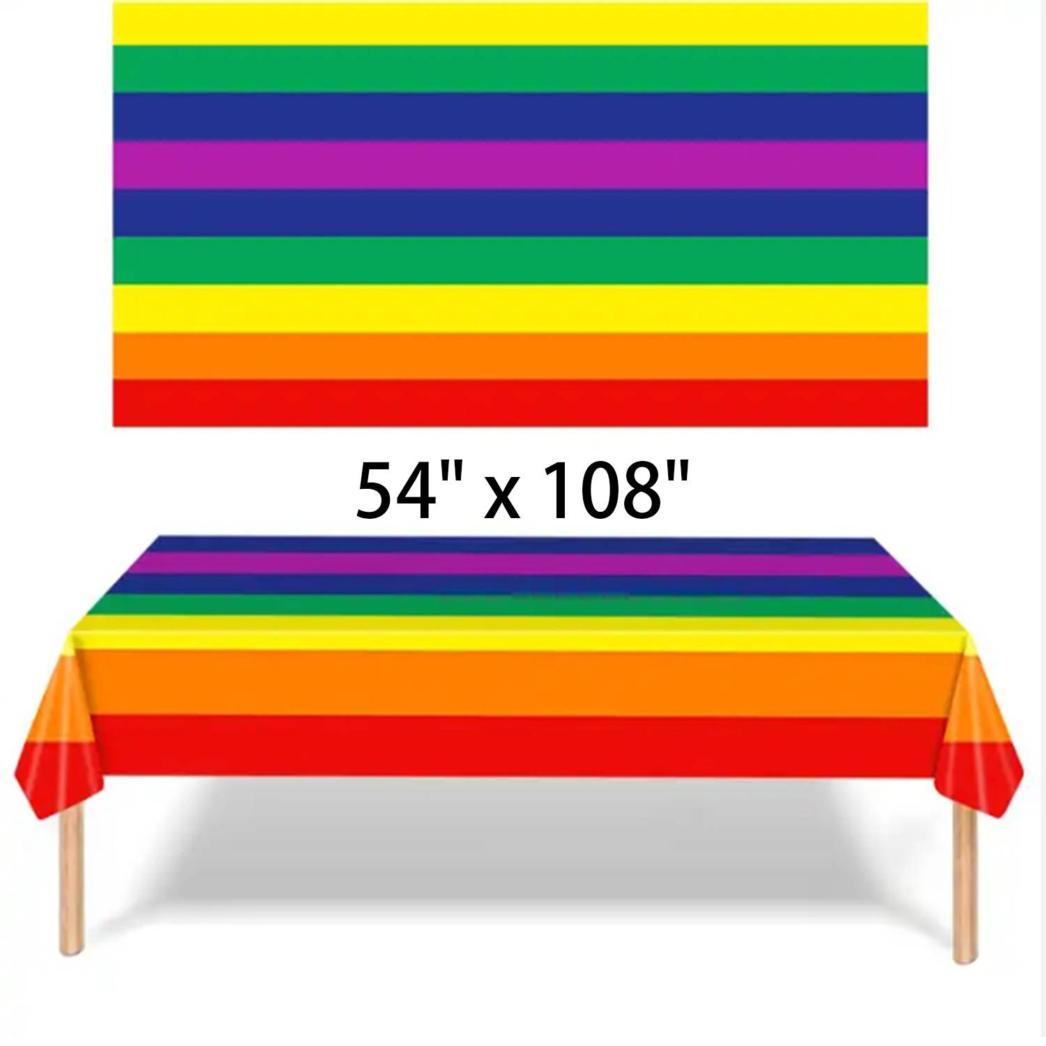 LGBT Pride GAY Rainbow Tablecloths 5