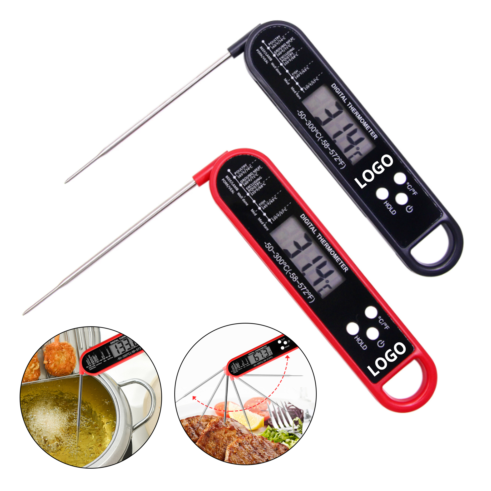 Foldable Digital Instant Read Thermometer 2