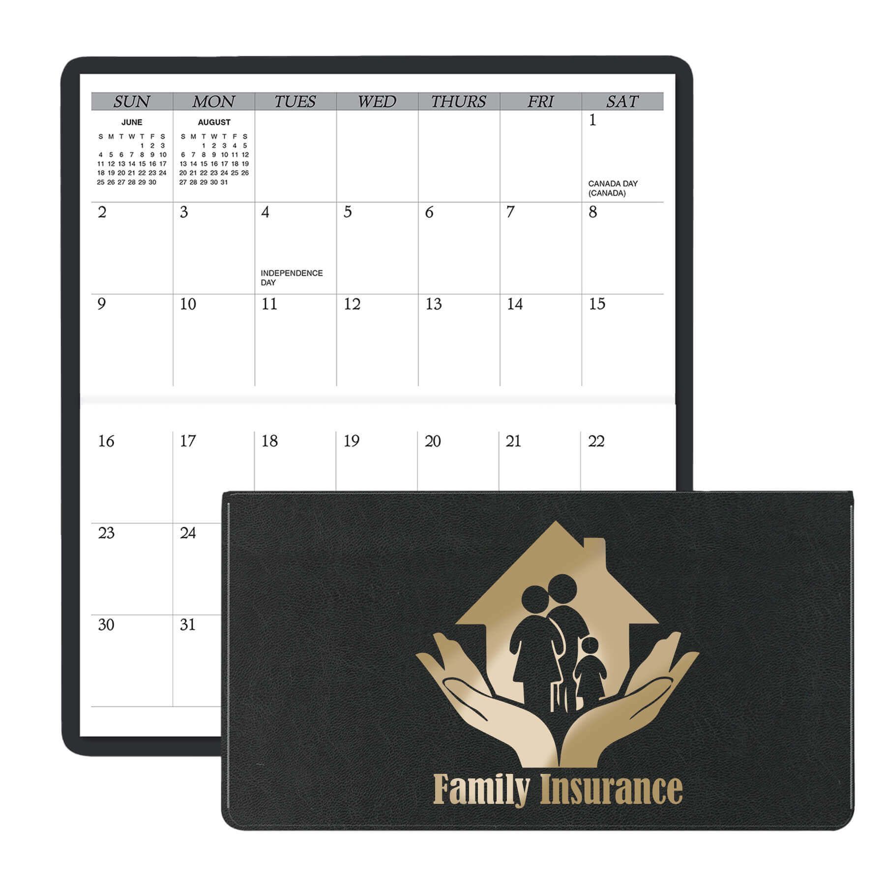 Executive Horizontal Monthly Pocket Planner 9