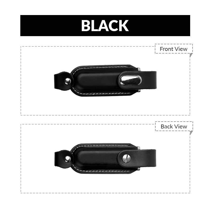 Leather Round Edged USB Flash Drive 5
