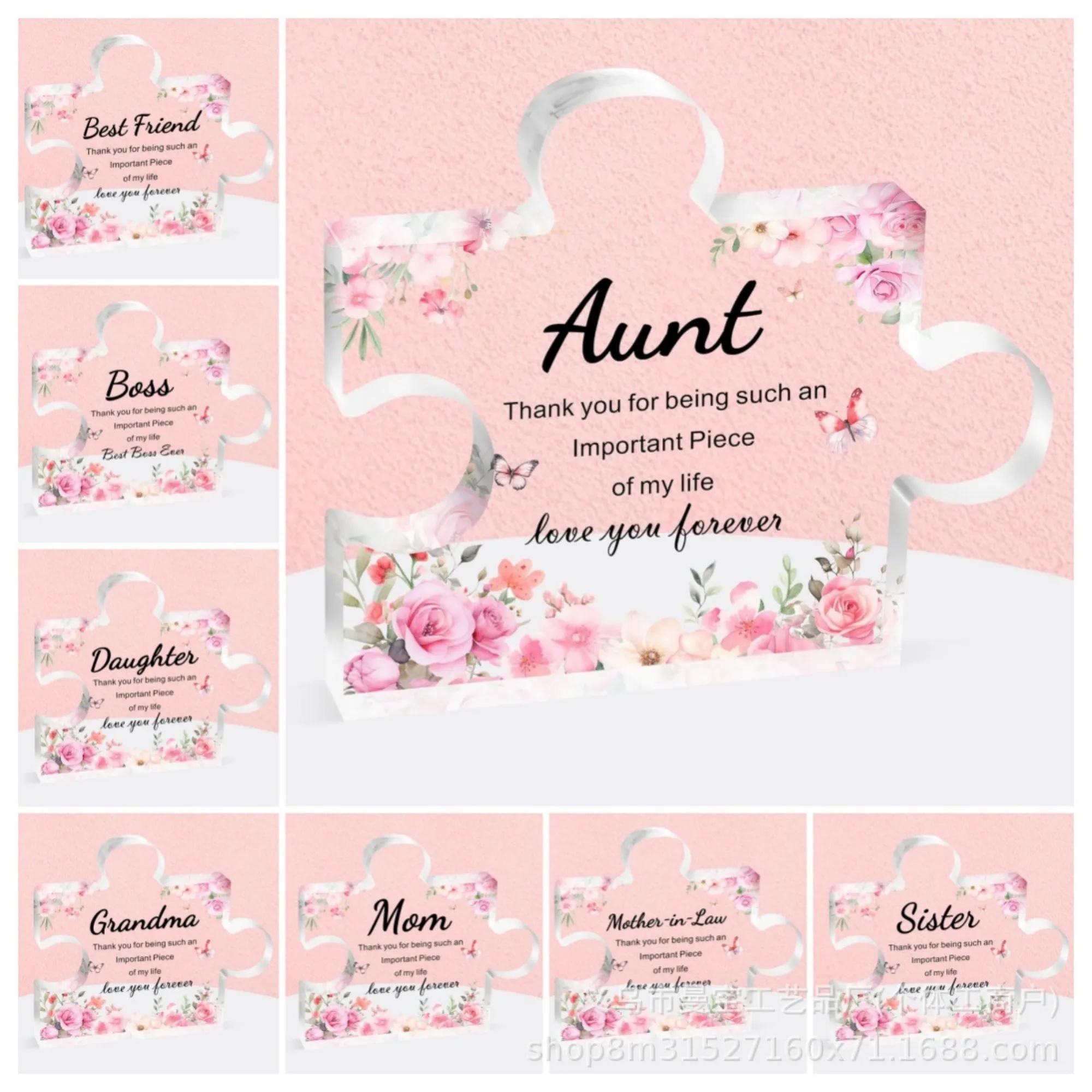 Irregular Acrylic Pattern Blessing Gift 9