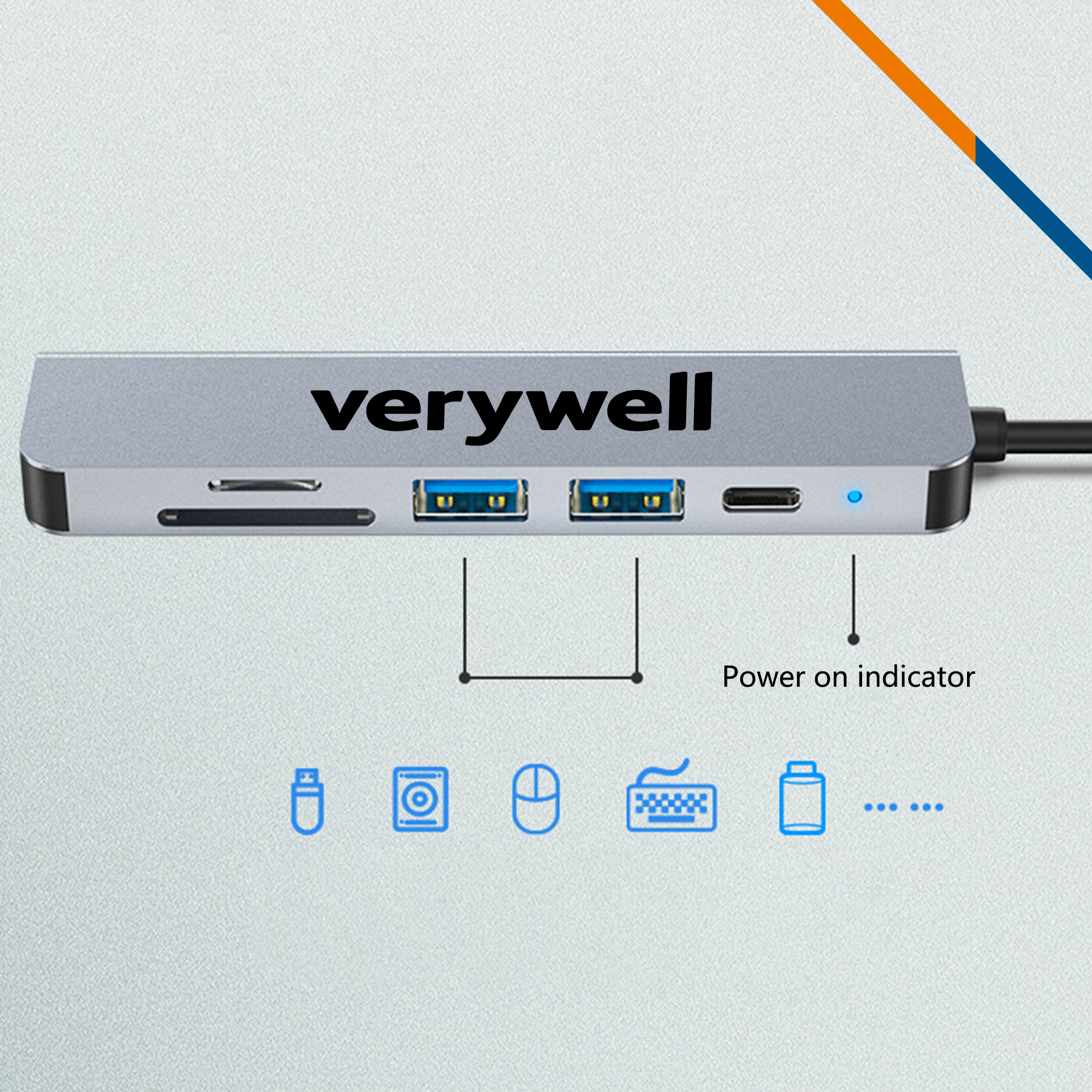 Kumie 6in1 USB Hub 2