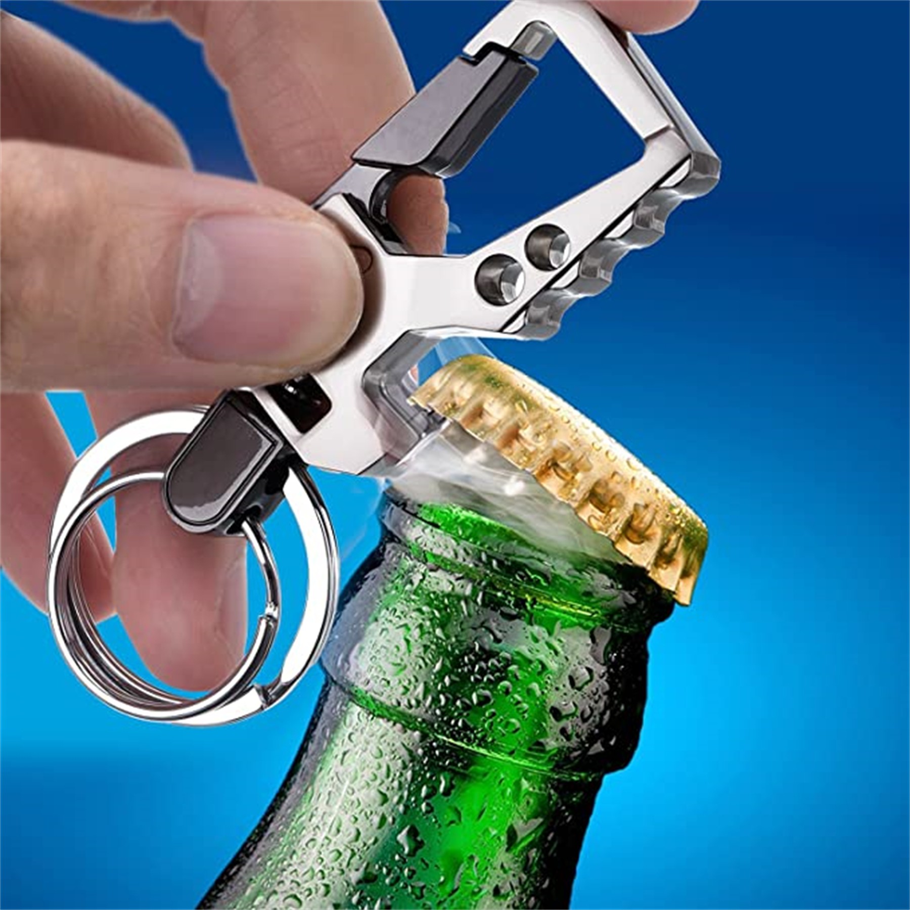 Metal Keychain With Bottle Opener 4