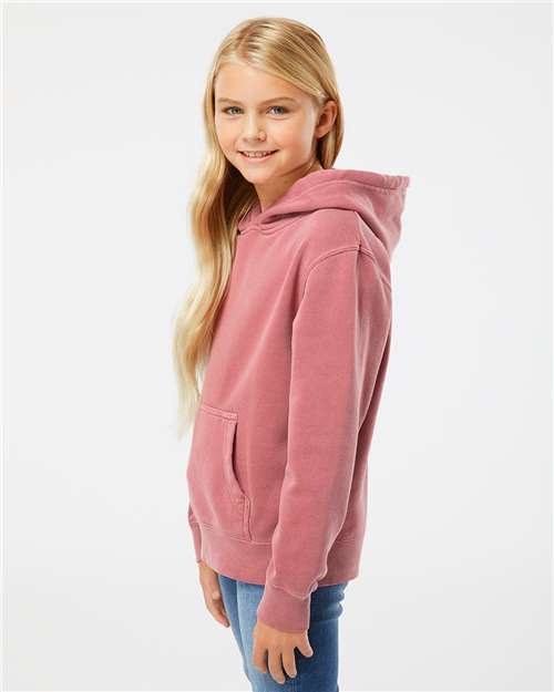 Youth Midweight Pigment-Dyed Hooded Sweatshirt - PRM1500Y 17
