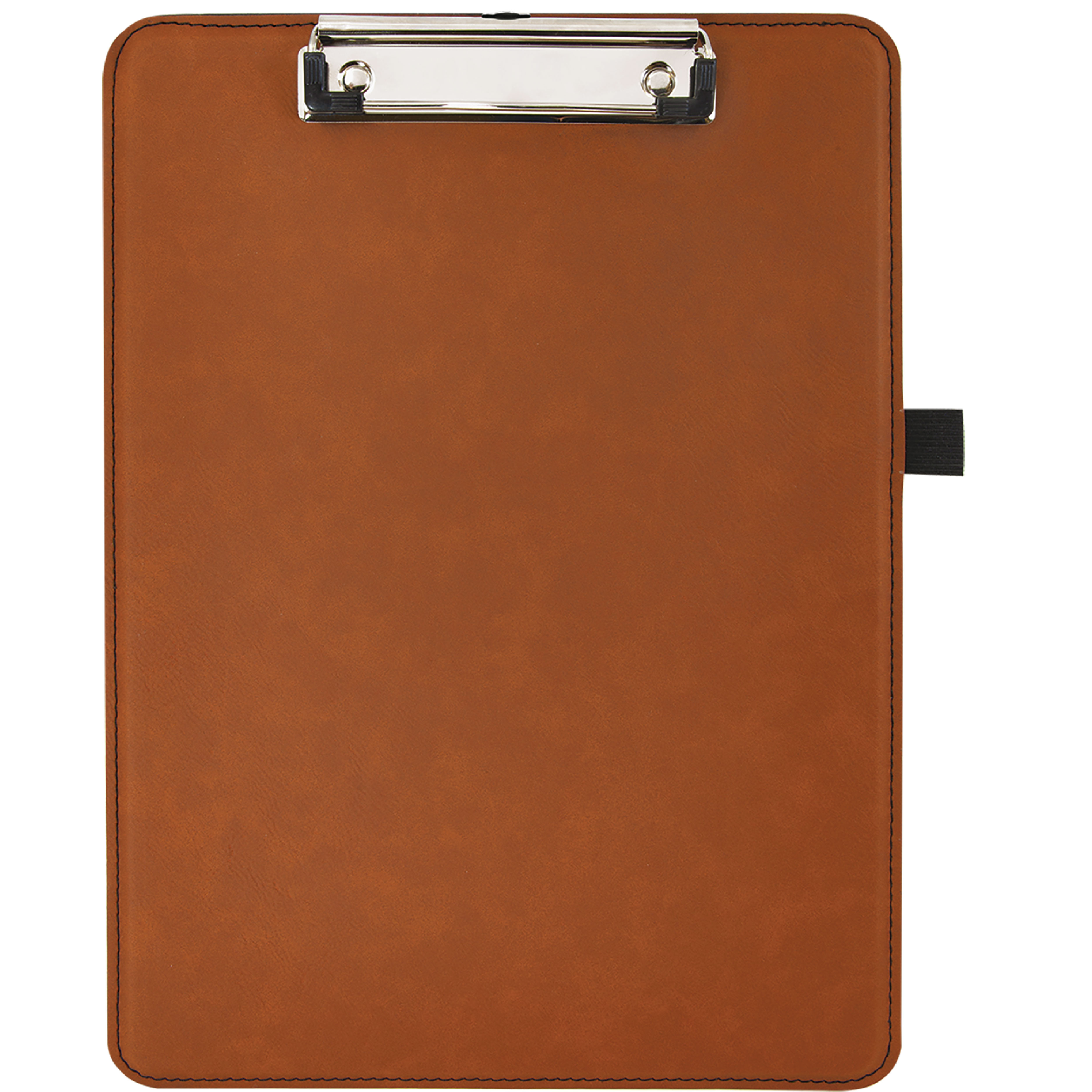 9" x 12 1/2" Rawhide/Black Leatherette Clipboard 7