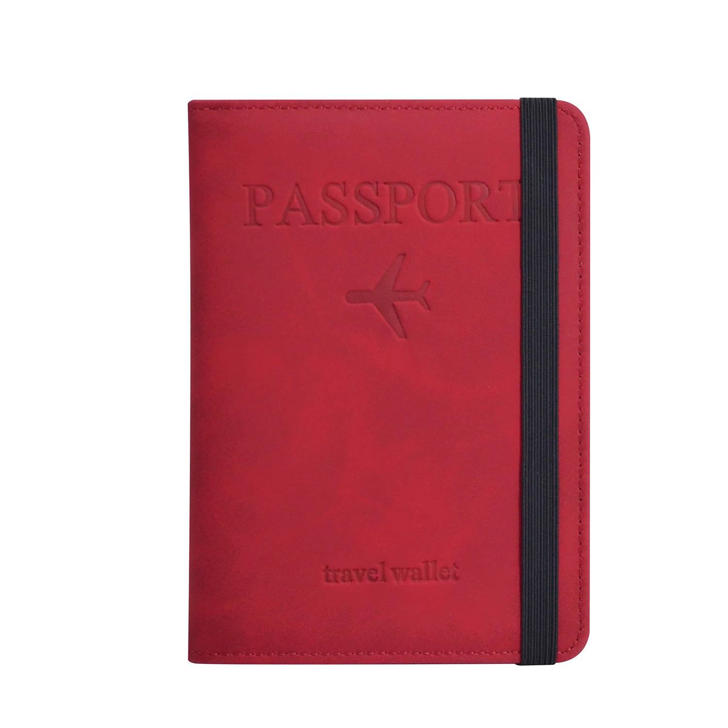 Stylish Pu Leather Rfid Travel Passport Holder 4