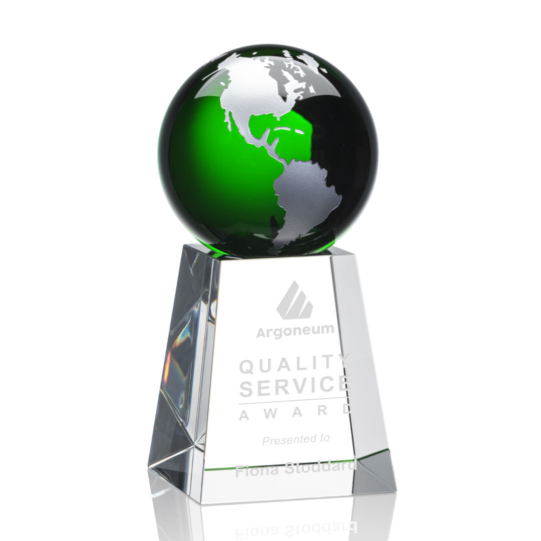 Heathcote Globe Award - Green/Silver 5
