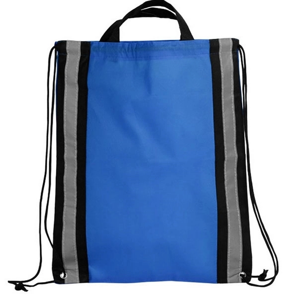 Non-Woven Reflective Drawstring Backpack 6