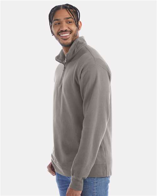 Unisex Garment-Dyed Quarter-Zip Sweatshirt - GDH425 26