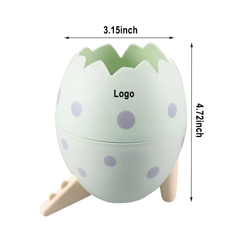 Dinosaur Egg Pencil Holder Cute Pen Cup 3